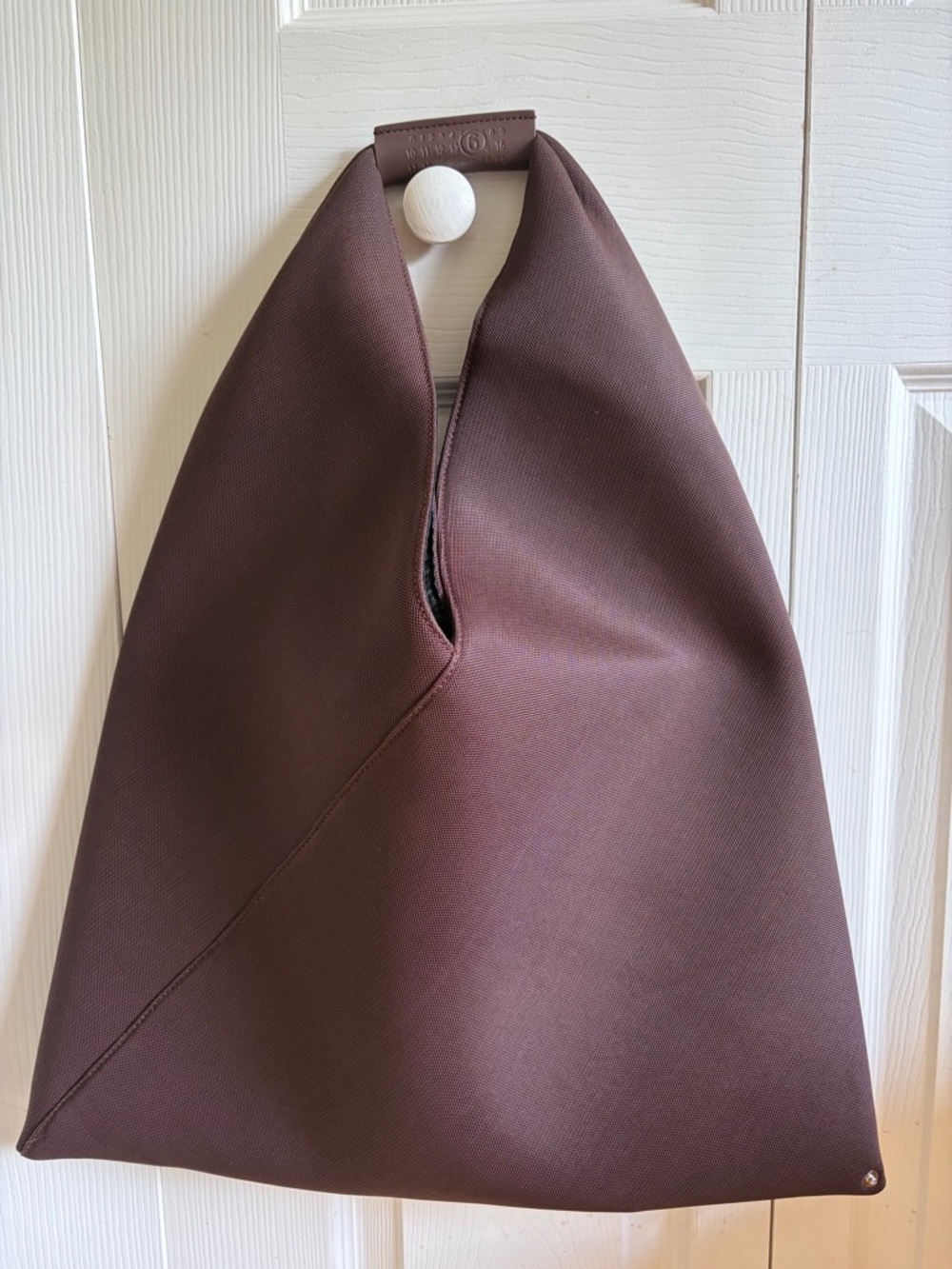 MM6 Maison Margiela Brown Padded Mesh Origami Bag